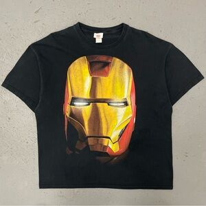 Vintage 2010 Iron Man 2 Rare Robert Downey Jr. Marvel MCU Movie Promo T Shirt XL